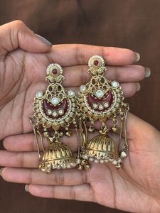 Exquisite Ethnic Jhumka Earrings