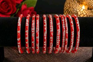 Red Stone Bangle Set❤️
