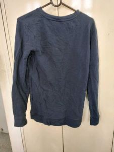 Navy Blue Long Sleeve Pocket Tee