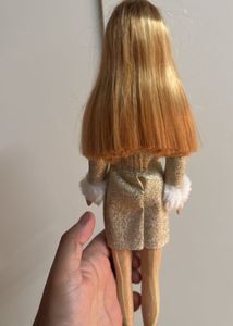 Vintage Barbie Doll with Glitter Dress