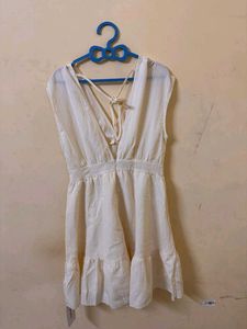 savana lemon yellow Summer Mini Dress