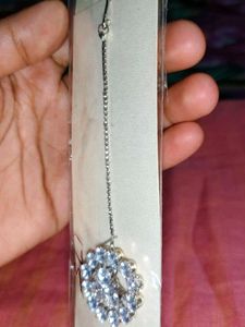 Stunning Blue Stone Maang Tikka