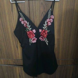 Vintage Embroidered Cami Top