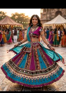 Vibrant Multicolor Lehenga Choli