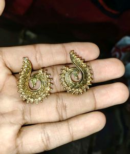 Exquisite Peacock Design Earrings