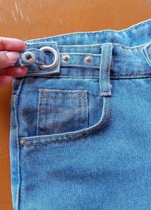 Urbanic Wide Leg Blue Jeans