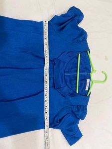 Vibrant Blue Tiered Dress