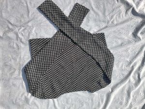 Zara Patterned Long Sleeve Sweater