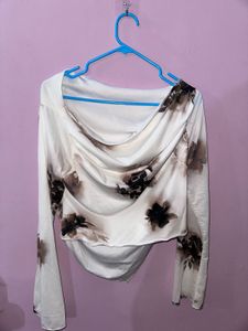 Floral Print Long Sleeve Top