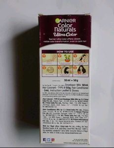 Garnier hair colour plum red