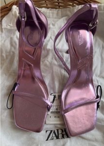 Zara Limited Edition Faux Leather Heels