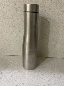 unused Sleek Stainless Steel Water Bottle