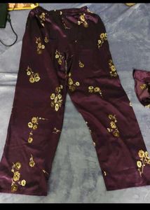Satin Floral Nightshirt