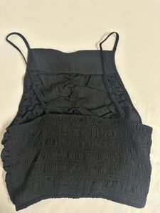 H&amp;M Black Halter Top