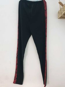 🐍snake print black leggings