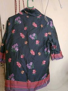 Charming Floral Print Pajama Top