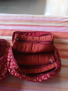 set of 2 pouches( organizer n storage)