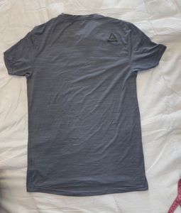Reebok Men's Grey Graphic T-Shirt