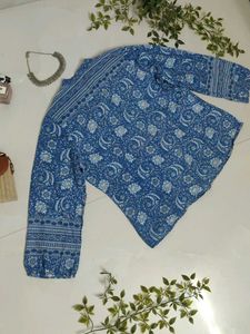 Beautiful Blue Floral Print Kurta🌼💙