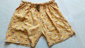 Cute Floral Pajama Shorts
