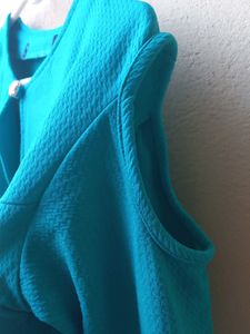 Cold Shoulder Sea Green Shrug🤍