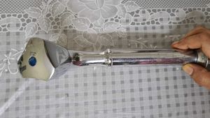 Chromium plated brass tap