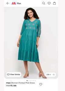 MAX Tiered Midi Dress