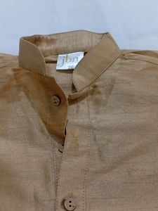 Beautiful Golden Colour Kurta Boys