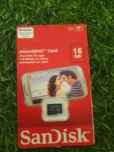 SanDisk 16GB microSDHC Card