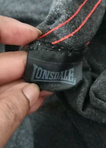 Men's Dark Grey &amp; Red Sports T-Shirt