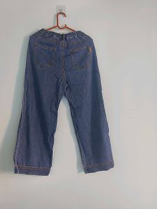 Wide Leg Denim Jeans