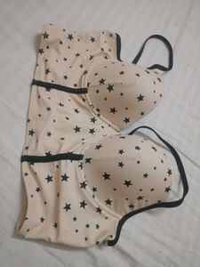 Chiara Ferragni Eye-star Print Push-up Bra