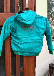 Stylish Teal Puffer Jacket