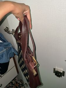 Stylish Tote Bag with Block Print.