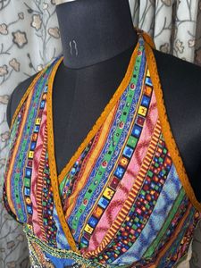 Boho Tribal Print Halter Top