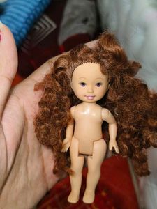 Vintage Doll with Curly Hair