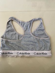 Calvin Klein Grey Sports Bra
