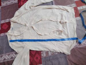 Lightweight Cream Tunic Top