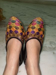 Embellished Ethnic Flats