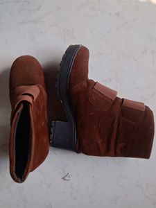 Brown Ankle Boots with Straps fixed price excellen