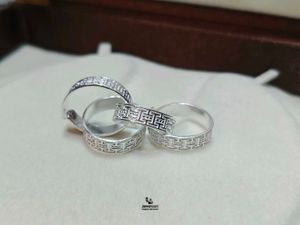 Elegant Pure Silver Patterned Toe Ring Set
