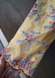 Elegant Yellow Floral Maxi Dress