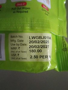 Little Angel Baby Wipes - 72 Count