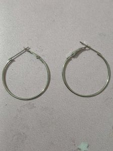 Classic Silver Hoop Earrings