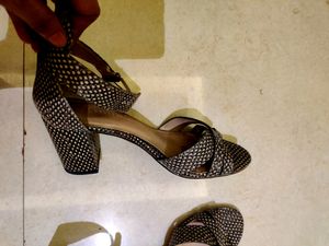 Marks &amp; Spencer Stylish Dotted Ankle Strap Heels