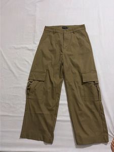 Olive green side pocket for women