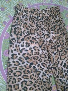 Leopard Print Palazzo Pants