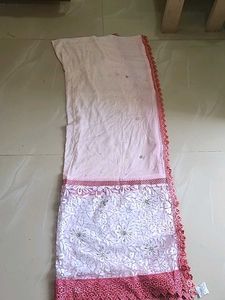 white designer dress  kurta plus duppatta