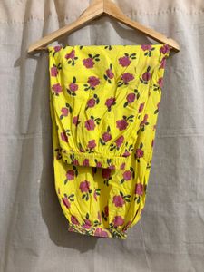 Floral print kurta set