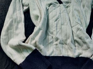 Lightweight Ribbed V-Neck Sweater